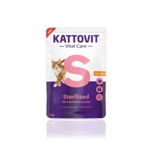 Kattovit vital care sterilised pollo e pesce busta 85gr