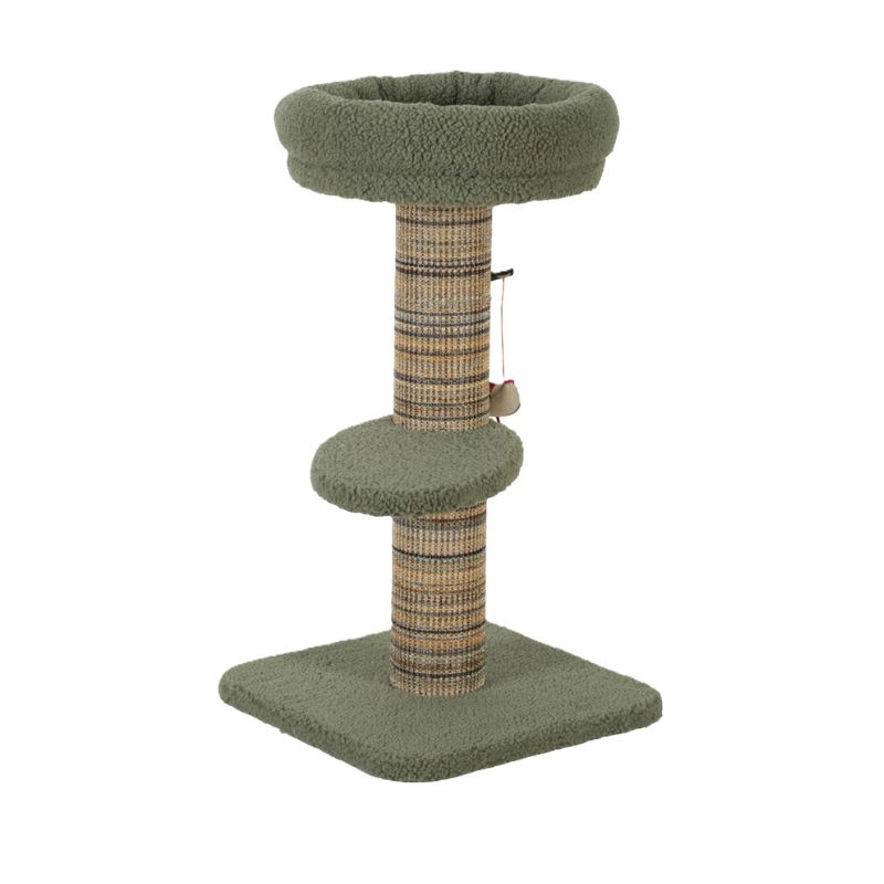Zolux tiragraffi per gatti boreal verde 70cm Ø 11cm