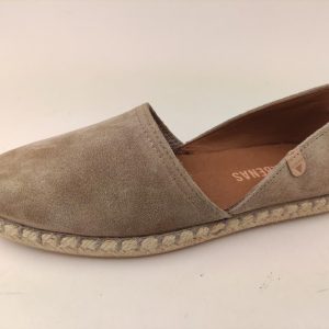 VERBENAS espadrillas camoscio pietra