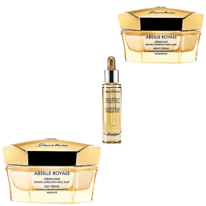 Tris Guerlain abelle royale day cream 50ml-night cream 50ml-face treatment oil 28 ml